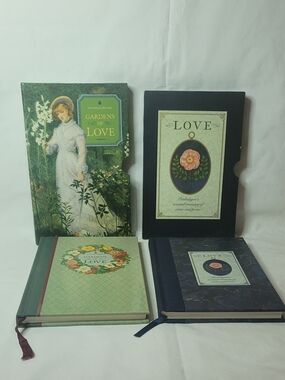 Set of 2 "Love" Verse Books-Victoria's Secret & Sheila Pickes Hardcovers